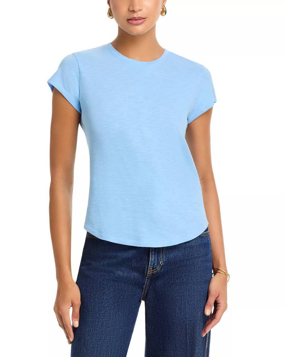 NEW BELLA DAHL baby crew tee in tidal blue